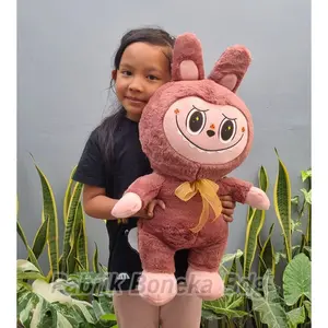 Boneka Labubu Viral Mainan Anak premium lembut ukuran XL 60CM