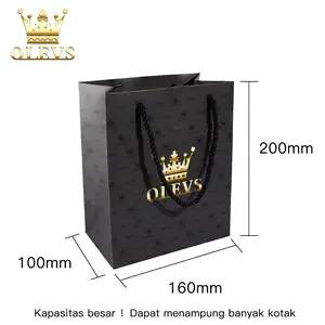 OLEVS Tas Tangan Bagus Mode kecenderungan Mewah Dengan Kekerasan Tinggi Wanita Perempuan