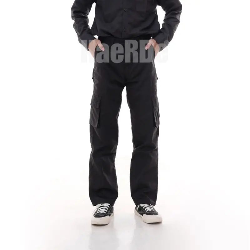 Celana Cargo Panjang Gombrong Pria Reguler Standar Lurus Komprang Celana Cargo Cowok Celana Kargo Pants BISA COD Size 27-38 Bahan Katun 5 Warna 6 Saku Pinggang Kancing Ripped Resleting Terbaru