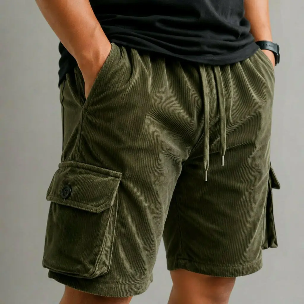 BOARDSHORT CARGO CORDUROY / CELANA PENDEK PRIA Premium