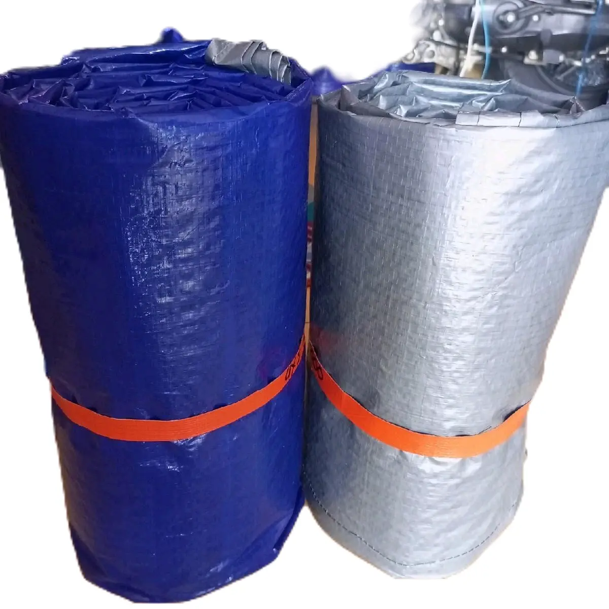 terpal lembaran 4x4 bahan a2 warna biru silver