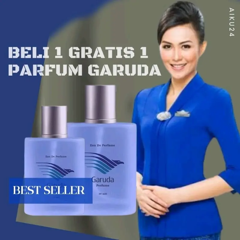 HEMAT! Beli Satu Dapat Dua Pcs Parfum GARUDA ORIGINAL - Parfum Pria & Wanita - Eau De Perfume Pramugari / Pramugara Aroma Wangi Tahan Lama 0