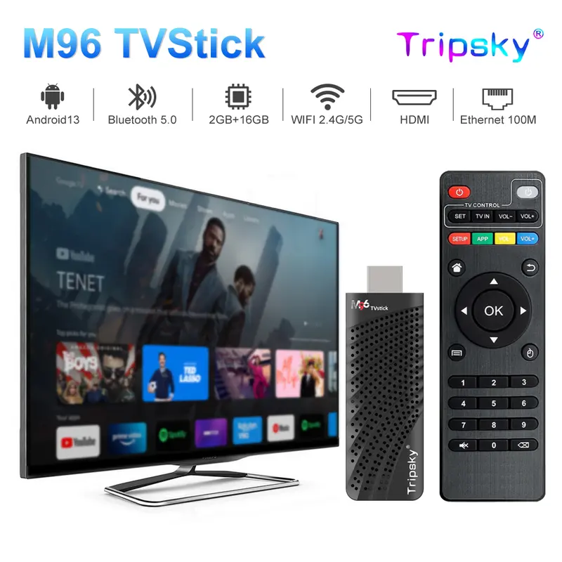 Caja de TV Android 13.0 4 GB RAM 32 ROM RK3528 Quad-Core 64 bits Cortex