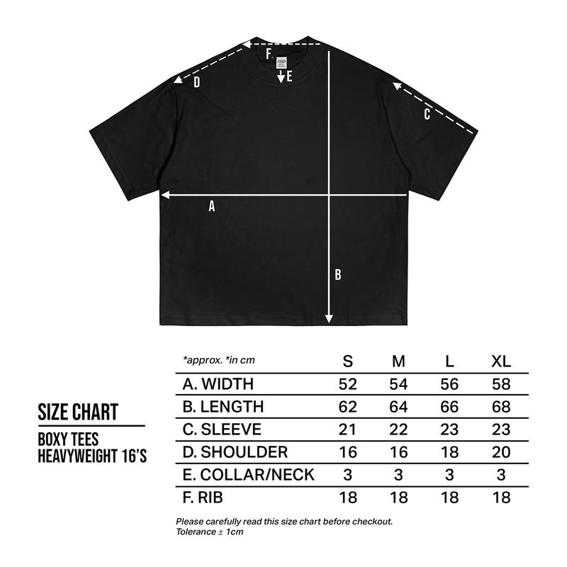 Velsign 16S Heavyweight Boxy Oversize T shirt Tee Baju Kaos Distro Pria Wanita - Basic Polos 3