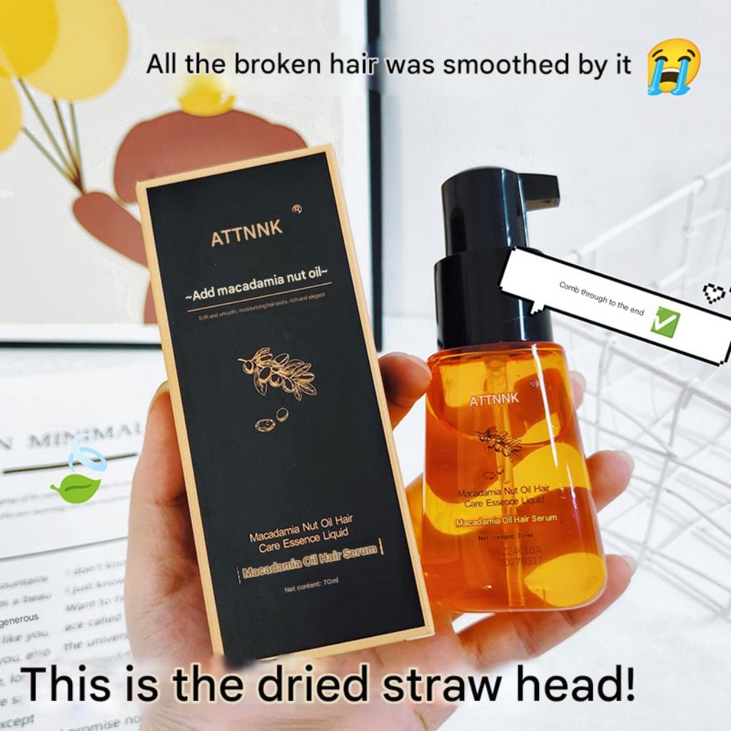 ATNNK Korean Perfect Hair Repair Serum/Vitamin Rambut Rontok Essential Oil 70 MLHair Repair Serum/ Rambut Sehat Berkilau Ellips 100% ORIGINAL PRODUCT