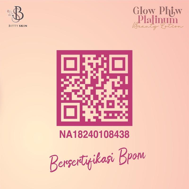 HB PLATINUM GLOW PHIW BPOM  Memutihkan Lotion Mencerahkan 3