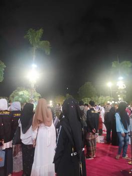 Product Review of Veeyaa Abaya by fanny.beauty.id Wanita Muslim Gamis Kombinasi Embos from S**_ 0