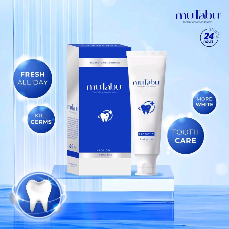 MUTABU PROBIOTIC TOOTHPASTE FOC SAMPLE GIGI PUTEH - TikTok Shop Malaysia