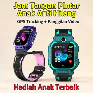 COD (70%OFF)Jam Tangan Anak dengan Telepon IP67 Anti Air - Smartwatch Anak GPS Digital Anti Air dengan Kamera & Dukungan Kartu SIM