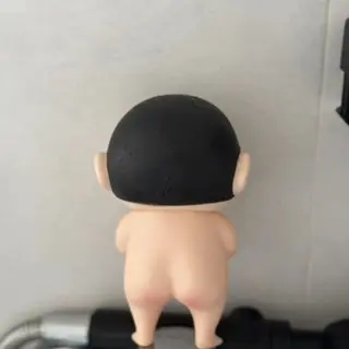 Naked bath Crayon Shin-chan bathroom shinchan gajah adem ornaments creative decoration Japanese comics desktop model doll 3