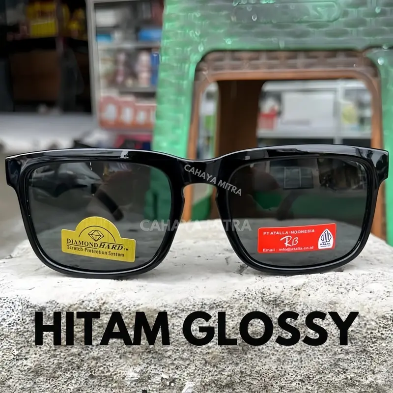 Kacamata RB Space Hitam Lensa Kaca R13 3000 KP Anti Gores - Sunglasses, Eyewear 8