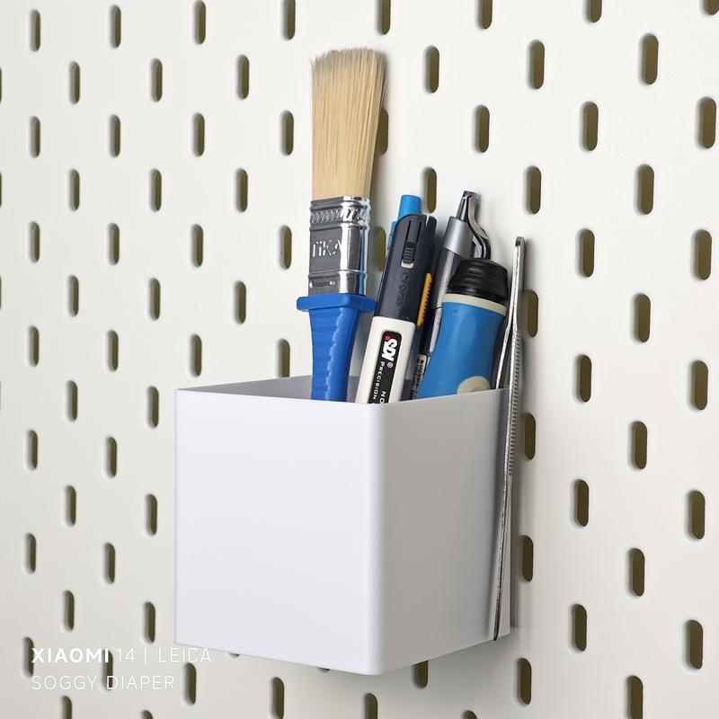 Kotak / tempat pensil holder - aksesoris untuk pegboard 1
