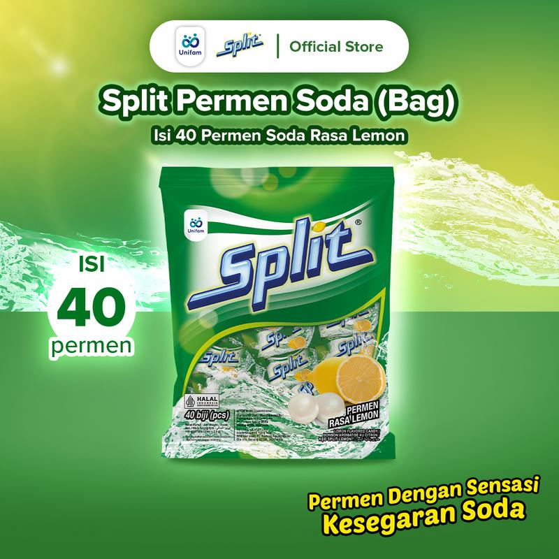 Split Permen Soda Lemon Bag - Soda Candy 1 Bag (Isi 40Pcs) - Shop ...