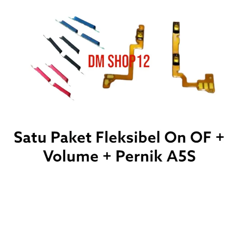 Satu Paket Fleksibel On OF + Volume + Pernik Opo A5S Flexibel Flexible Tombol Power Volum Terlaris 0