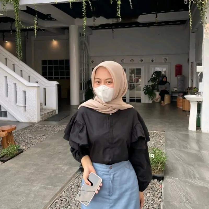 MOLY BLOUSE POLO LINEN KEMEJA WANITA MUSLIMAH TERMURAH BTCSOLO PANJANG JUMBO BESAR PREMIUM 3