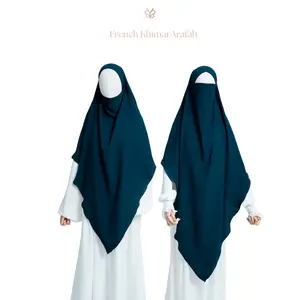 French Khimar Arafah – Cutting Runcing & Flowly Look [Free Cadar] by Yoora Sarah