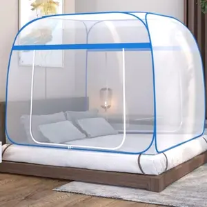 Kelambu tenda lipat kotak tidur dewasa anti nyamuk ukuran jumbo 200x200 cm kelambu lipat tenda