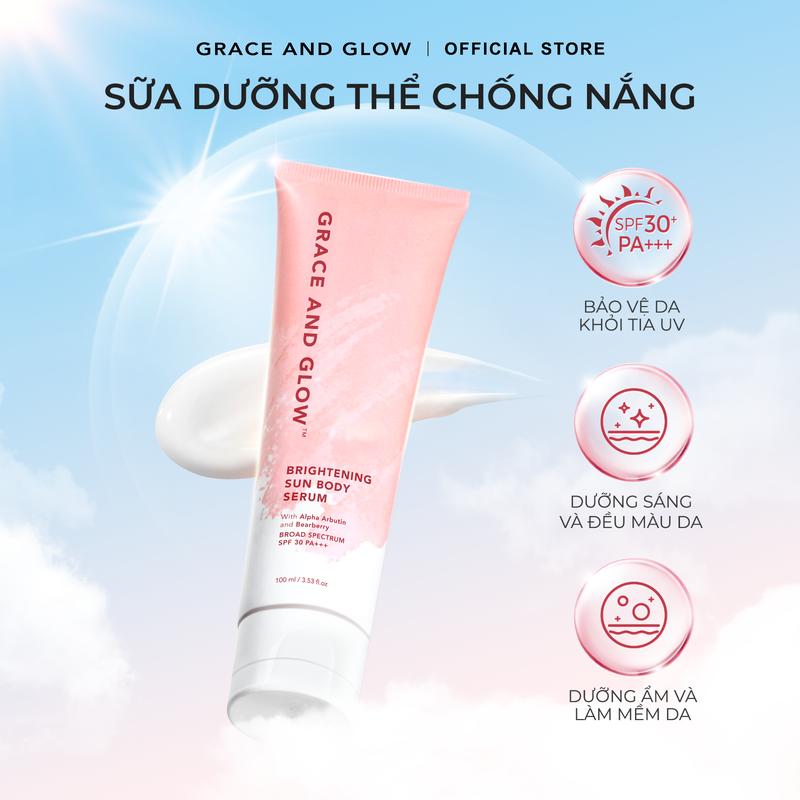 Sữa dưỡng thể chống nắng Black Opium Grace and Glow Sun Body Serum hỗ trợ cải thiện sắc tố da 100ml hỗ trợ nâng tone da body