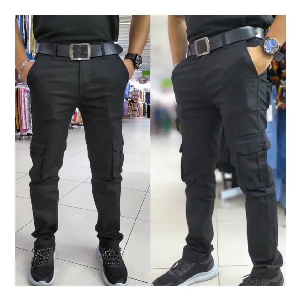 Seluar Cargo 6 poket Slimfit Unisex pants Size 28-40