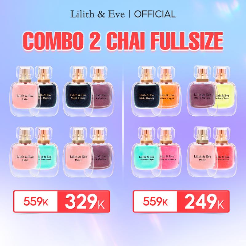 Chỉ có trong Livestream Combo 2 Chai Nước Hoa Fullsize Lilith and Eve