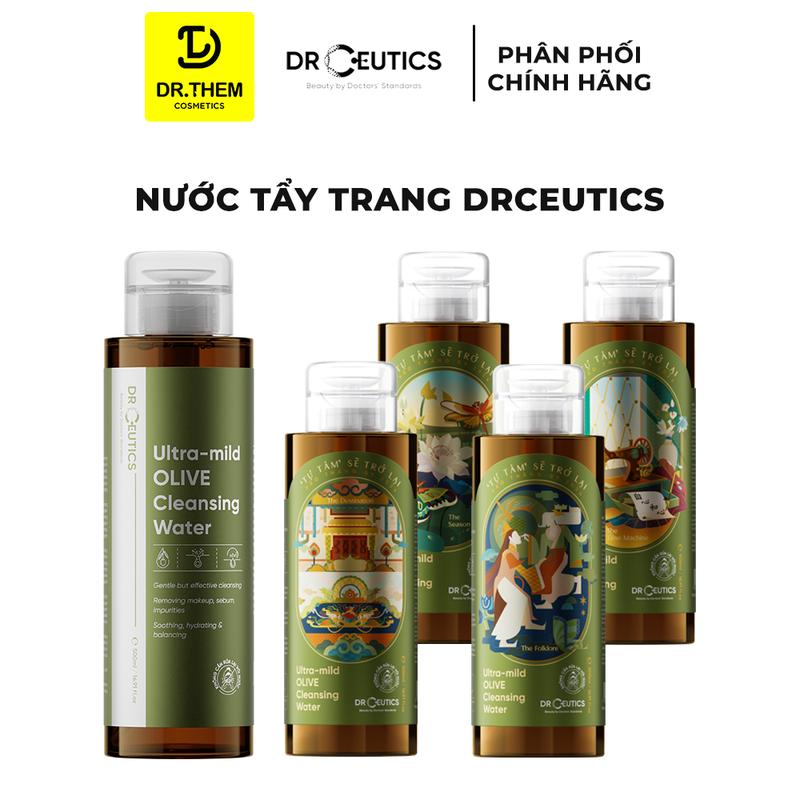 Nước Tẩy Trang Drceutics Ultra-mild OLIVE Cleansing Water 310ml/500ml