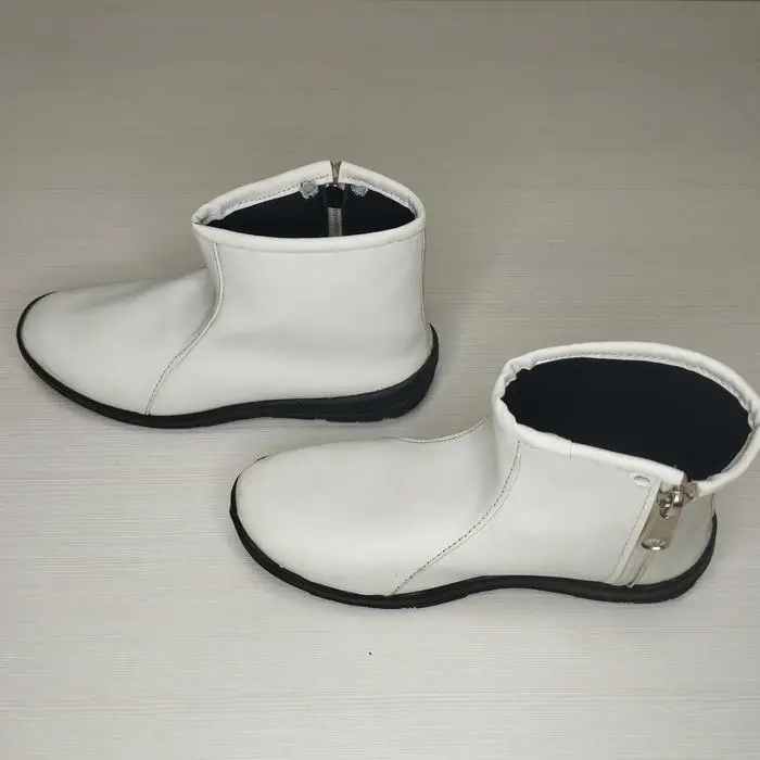 Sepatu Pasukan Drumband/Marchingband Boot Putih Polos. Terlaris
