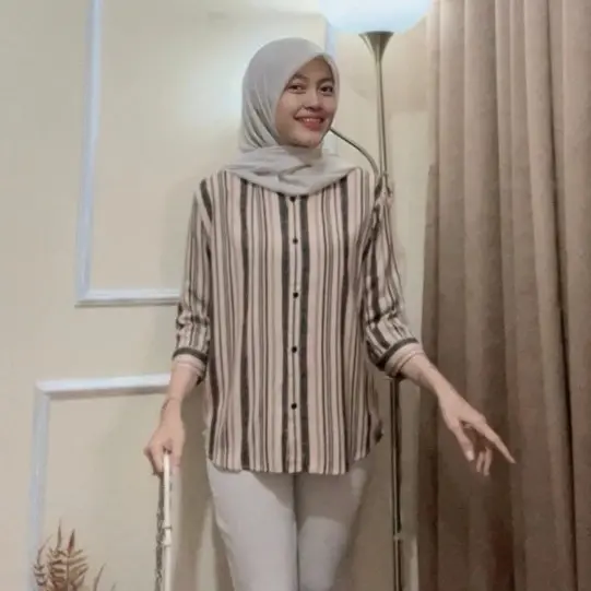 (NEW) KEMEJA ATASAN WANITA RAYON MOTIF PREMIUM OVERSIZE 3