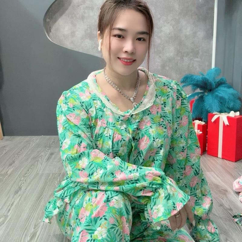 Sét bộ Lụa Bèo Tiểu Thư Dễ Thương Xinh Xắn Nữ Women