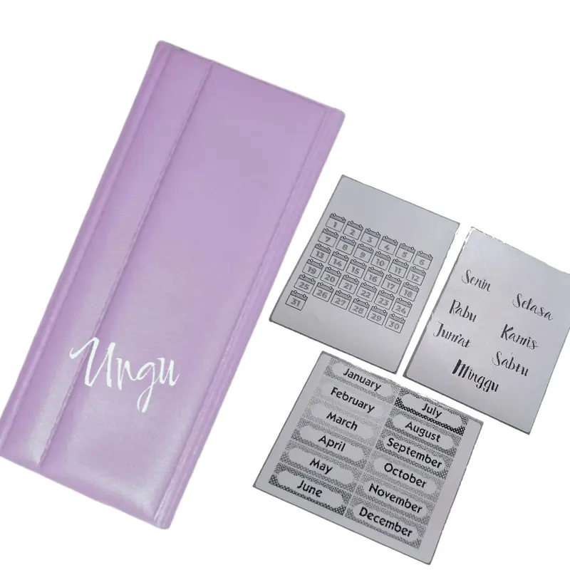 DOMPET DISIPLIN KEUANGAN + STIKER THERMAL Wanita Kartu Kulit sintetis 3
