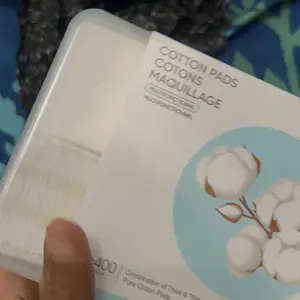 MINISO Facial Cotton Pads 75pcs Tebal + 400pcs Tipis Kapas Pembersih Makeup Make Up Bantalan Kapas Kotak Kapas Pembersih Wajah Kapas Kecantikan
