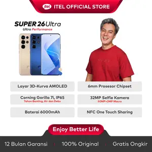 [Exclusive BaimWong] ITEL SUPER 26 ULTRA - 8+8/128GB - T7300 Ultra Gaming Processor - Corning Gorilla 7i - IP65 - 3D Curved Amoled Screen - 6000mAH