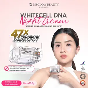 MS GLOW - WHITECELL DNA NIGHT CREAM - 13,8 GR Niacinamide