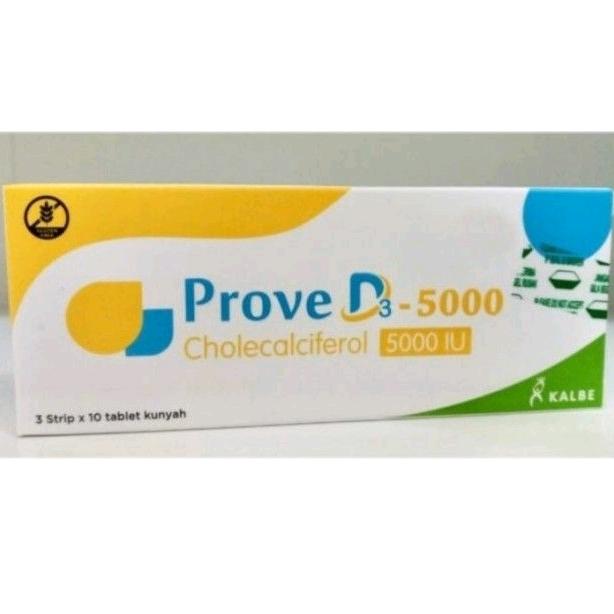 Suplemen kesehatan Prove D3 5000 iu Strip /box Original 0