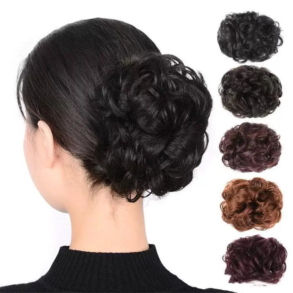 Tóc Giả Kẹp Tóc, Cindie, Thời Trang, Tóc Giả Bồng Bềnh Tự Nhiên, Thiết Kế Hoa, Dành Cho Phụ Nữ, Kẹp Tóc Giả, Mũ Đội Đầu, Kẹp Lấy Gợn Sóng Lớn, Phần Mở Rộng Tóc, Phụ Kiện Thời Trang