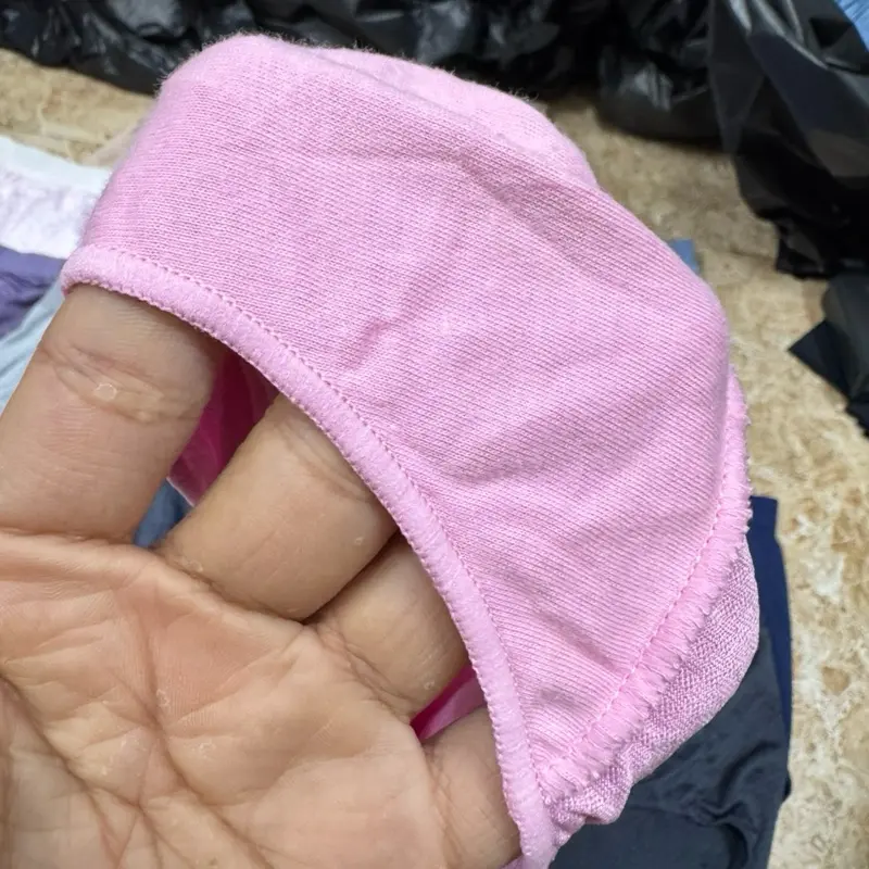 Quần lót cotton cạp cao xuất dư sịn 60-130kg mặc đẹp chất sịn Kem Nhung Nữ Women Tim 5