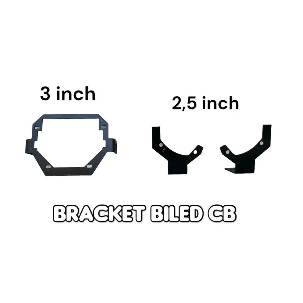 Bracket Breket Biled Dudukan Lampu Biled 2,5 inch dan 3 inch PNP BATOK CB125 CD L2g GL
