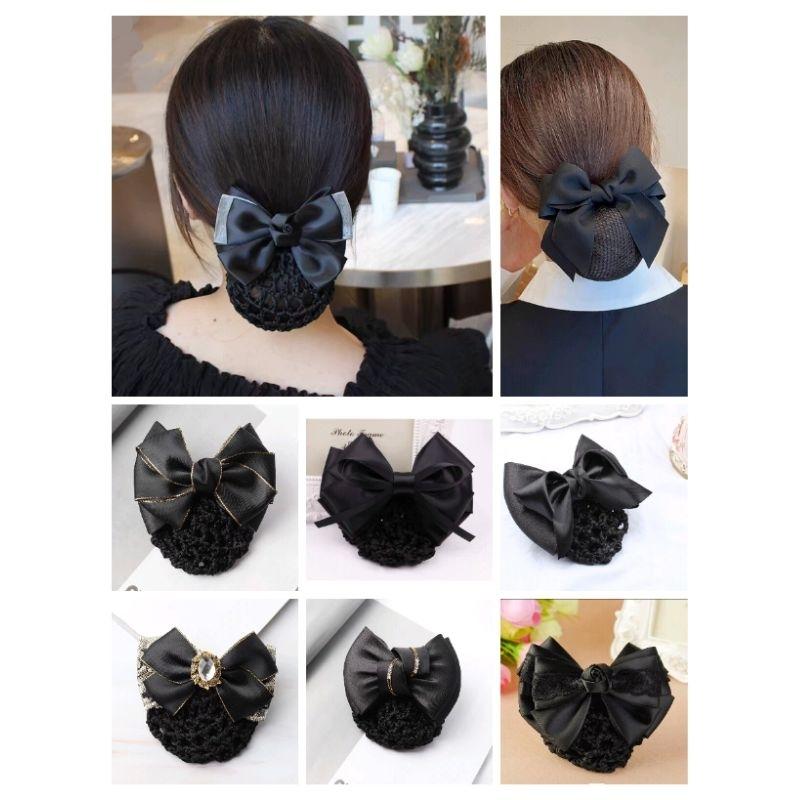 {JO}Black Series New Jepit Rambut Sanggul Hairnet Harnet Kerja ...