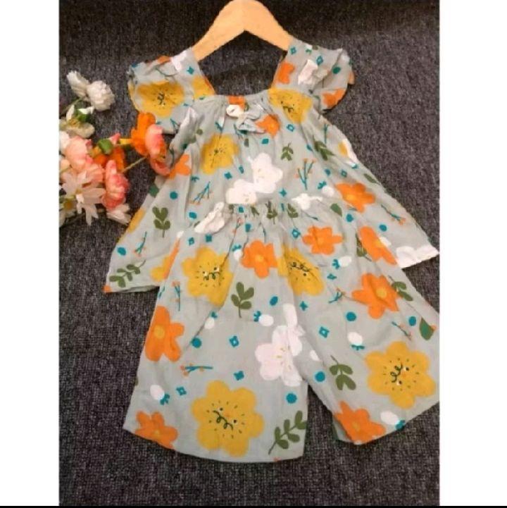OBRAL 3 PCS ONE SET ANAK UMUR 1-3 TAHUN RAYON VISCOSE // SETELAN ANAK TERLARIS RANDOM 1