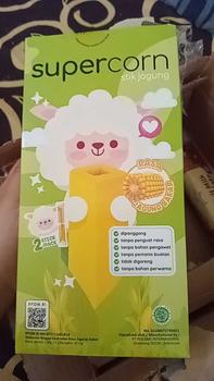 Product Review of SUPERCORN Stick Jagung 120gr - Snack Anak 1 Tahun | Cemilan Corn Stick Non Msg Rasa Jagung Bakar, Ayam Bakar dan Keju | Snack Mpasi from S**o 0