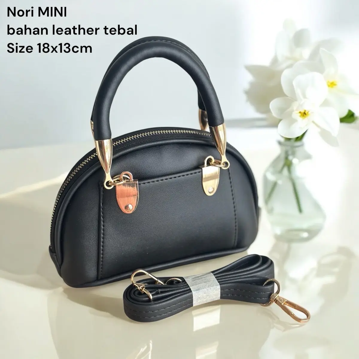Tas Wanita Nori Mini Mewah untuk Cewek Kulit