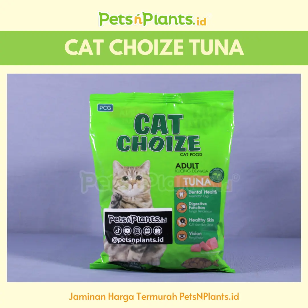 Makanan Kucing CAT CHOIZE TUNA Adult 800 GR