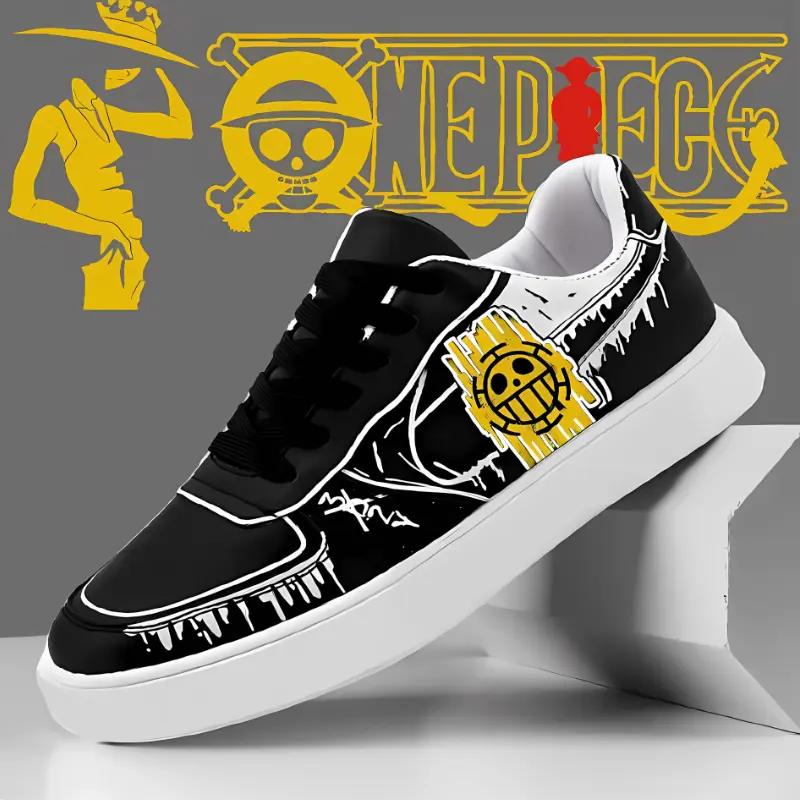 VIDAR.SHOES Sepatu Pria One piece Luffy Sepatu Cowok WR 15 Sepatu Casual sepatu brand lokal Shoes Sneakers