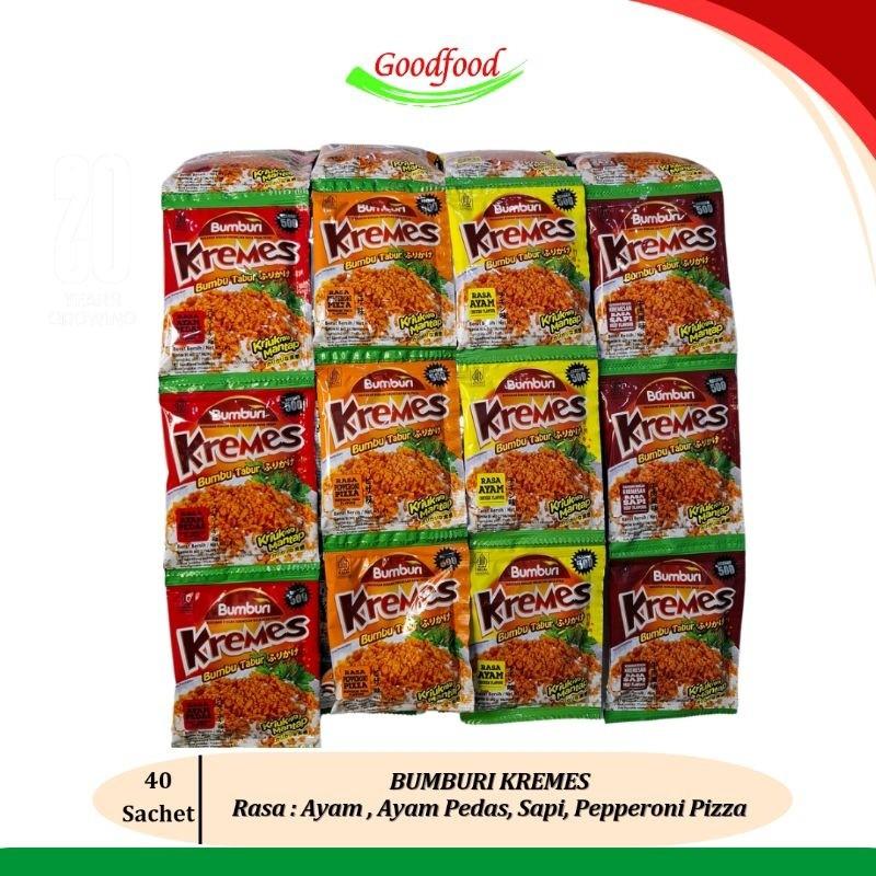 Product Introduction of BUMBURI KREMES TABUR | KRIUK NYA MANTAP | KEMASAN 500/SACHET | UKURAN 10 GRAM | HALAL | 1 PACK ISI 10 PCS | RASA AYAM | 8