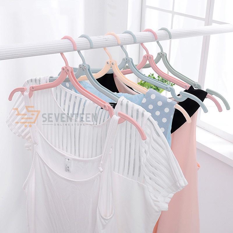 SEVENTEEN HANGER LIPAT MAGIC GANTUNGAN PAKAIAN BAJU LIPAT PORTABLE HANGER BAJU LIPAT TRAVEL GANTUNGAN JEMURAN BRA KAOS KAKI 4