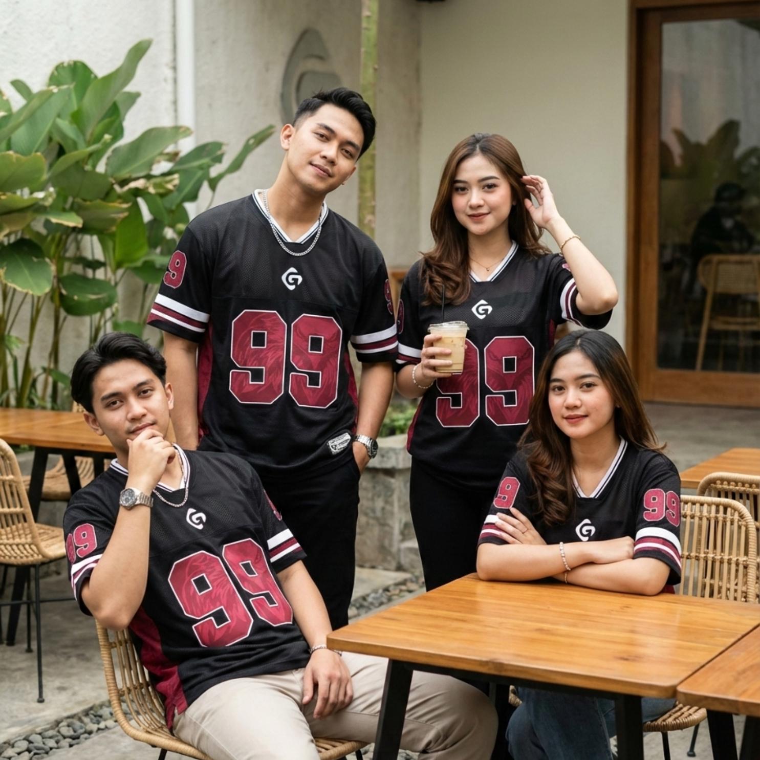 Kaos Jersey Terbaru 2026 Baju Jersey Cewek Cowok Model Terbaru Bahan Dryfit Murah Cocok untuk Seragaman