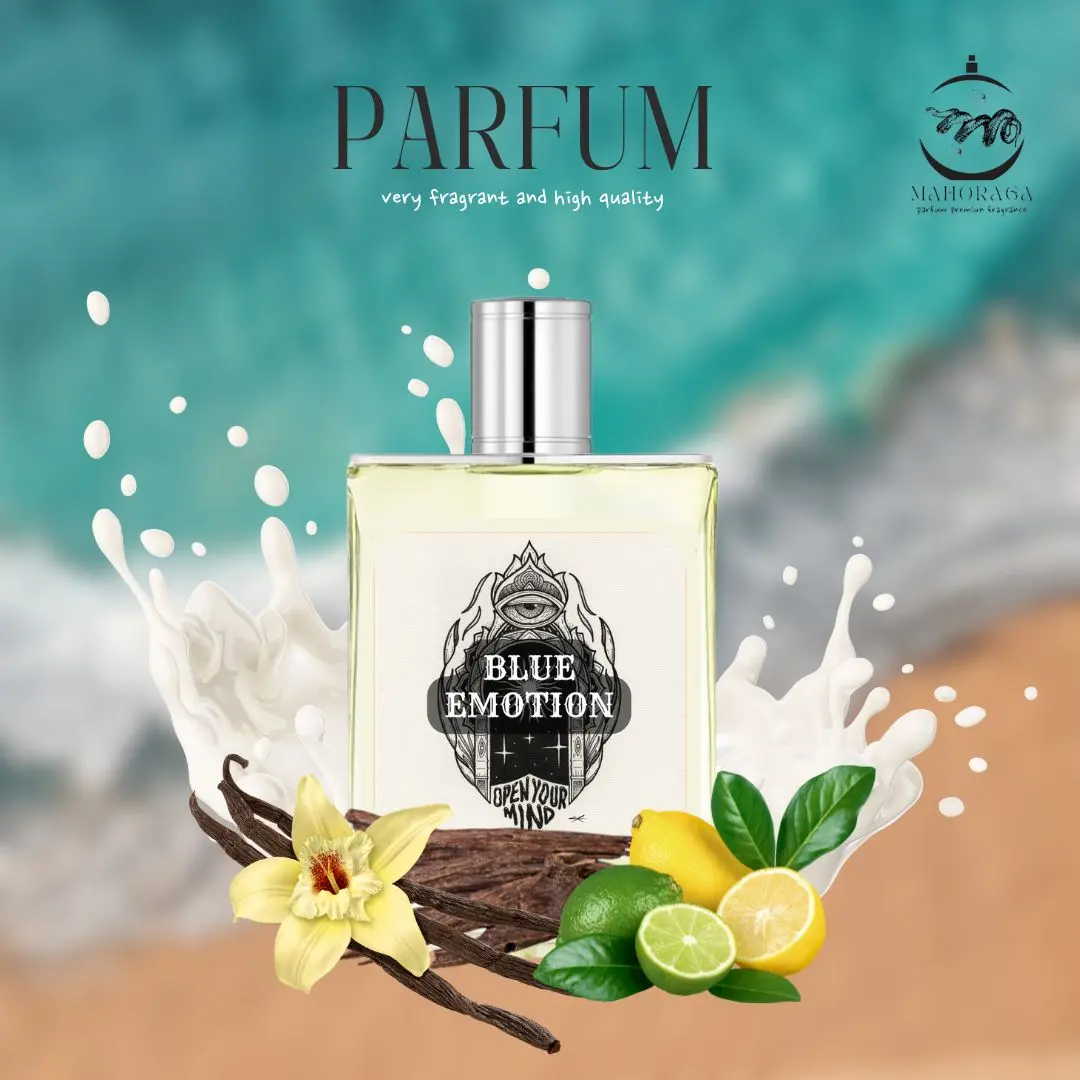 Parfum Pria Wanita Premium BestSeller Ninggalin Jejak BLUE EMOTION 30ml Lavender Mawar Perfume Wangi Bunga