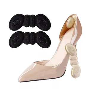 ALAS SEPATU WANITA UNTUK GANJAL SEPATU KEBESARAN SOL TUMIT MOTIF KUPU2 ISI SEPASANG BANTALAN PELINDUNG ANTI LECET EMPUK DAN LEMBUT