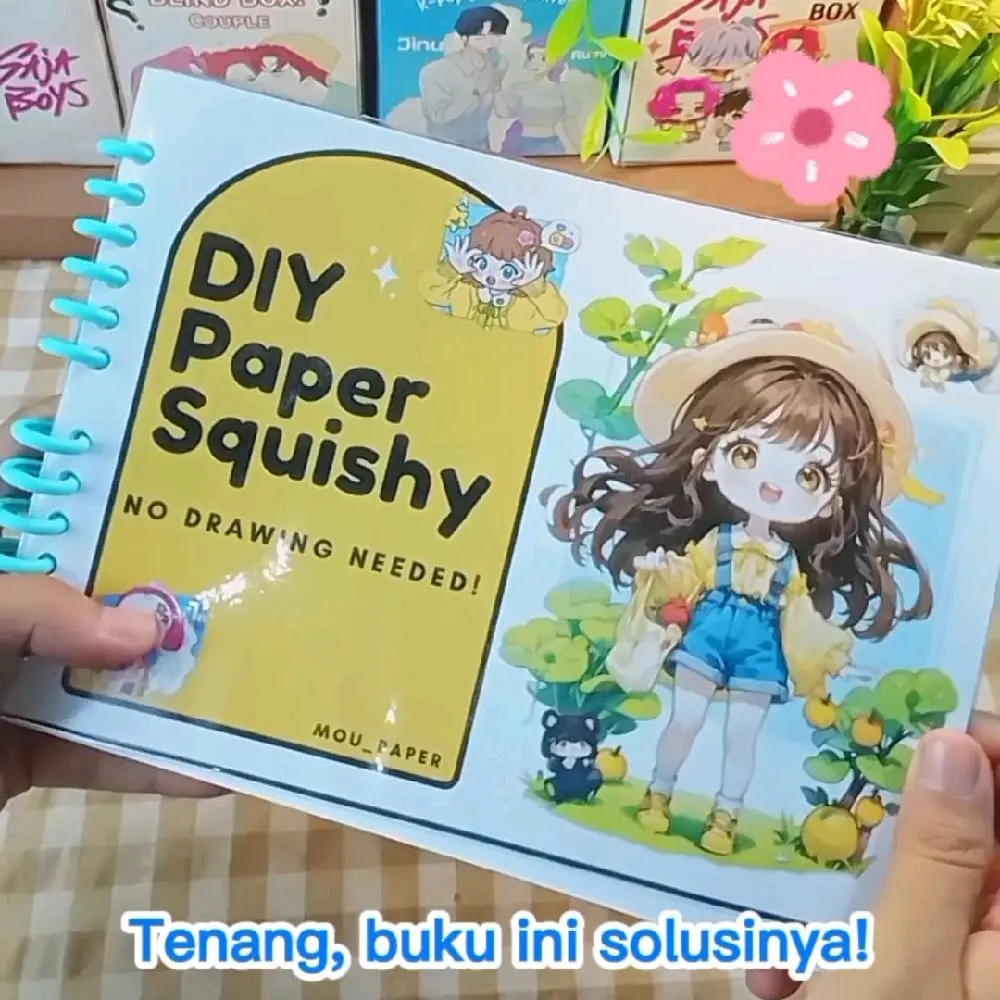 Buku DIY Paper Squishy Aesthetic murah