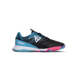 Ramadhan Extra Seru K7 VICTORIUS - Sepatu Futsal Sonic IC Black Blue Anak - Dewasa Original