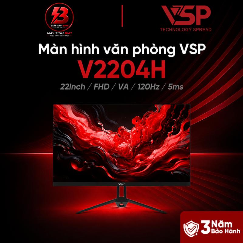 Màn hình văn phòng VSP V2204H 22inch VA FHD 120Hz 5ms